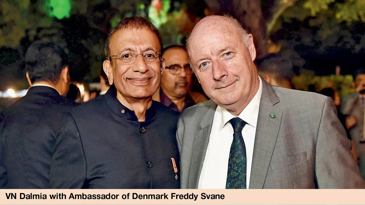 VN Dalmia with Ambassador of Denmark Freddy Svane