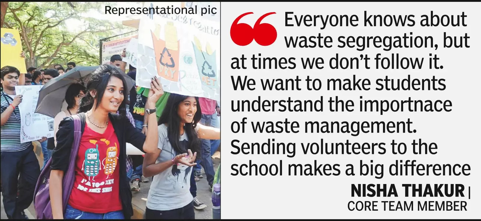 Nagpur@2025: Teaching students about waste segregation to make city clean