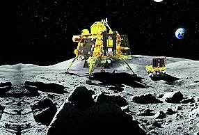 Chandrayaan-3: ISRO releases first visuals of Pragyan Rover rolling out of Vikram Lander