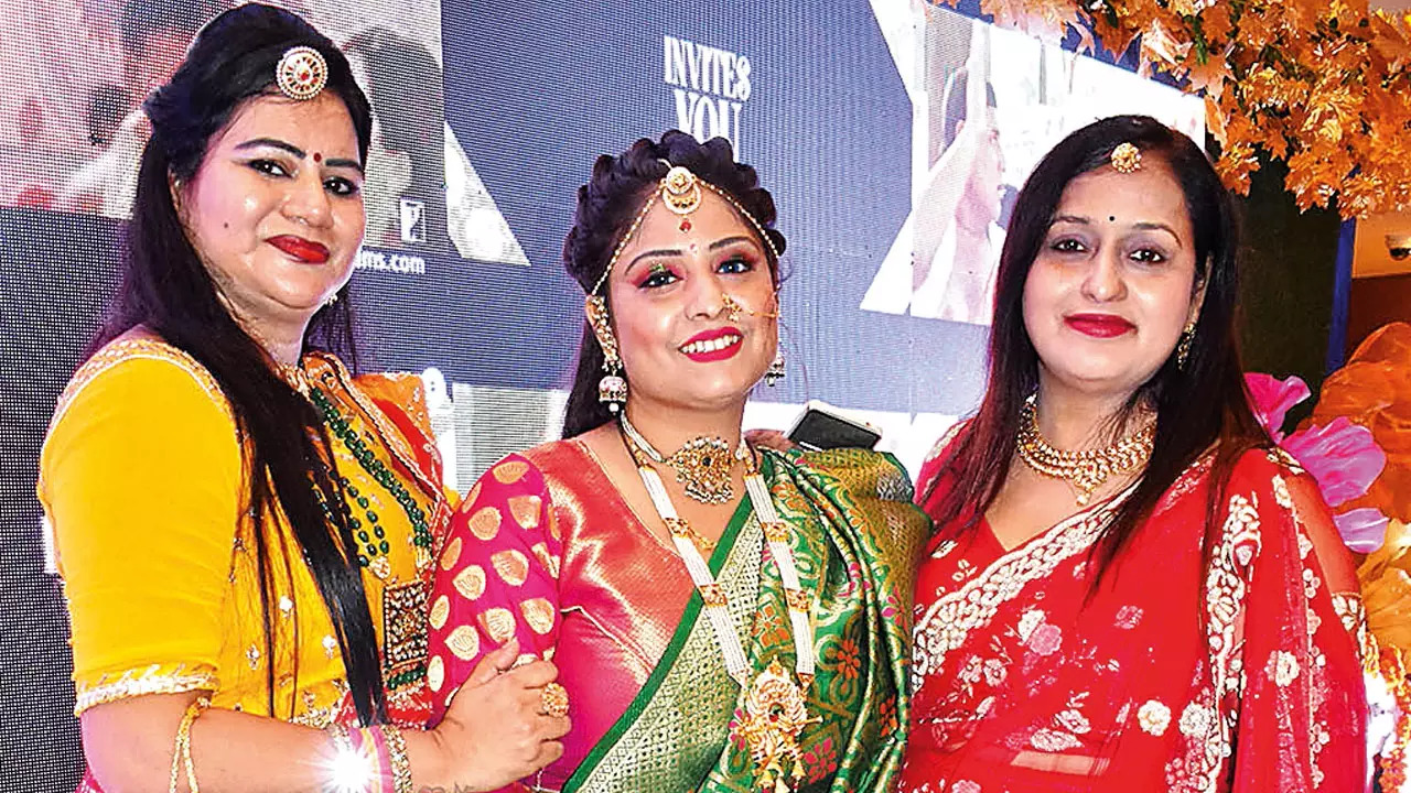 (L-R) Nisha, Jyoti and Anita