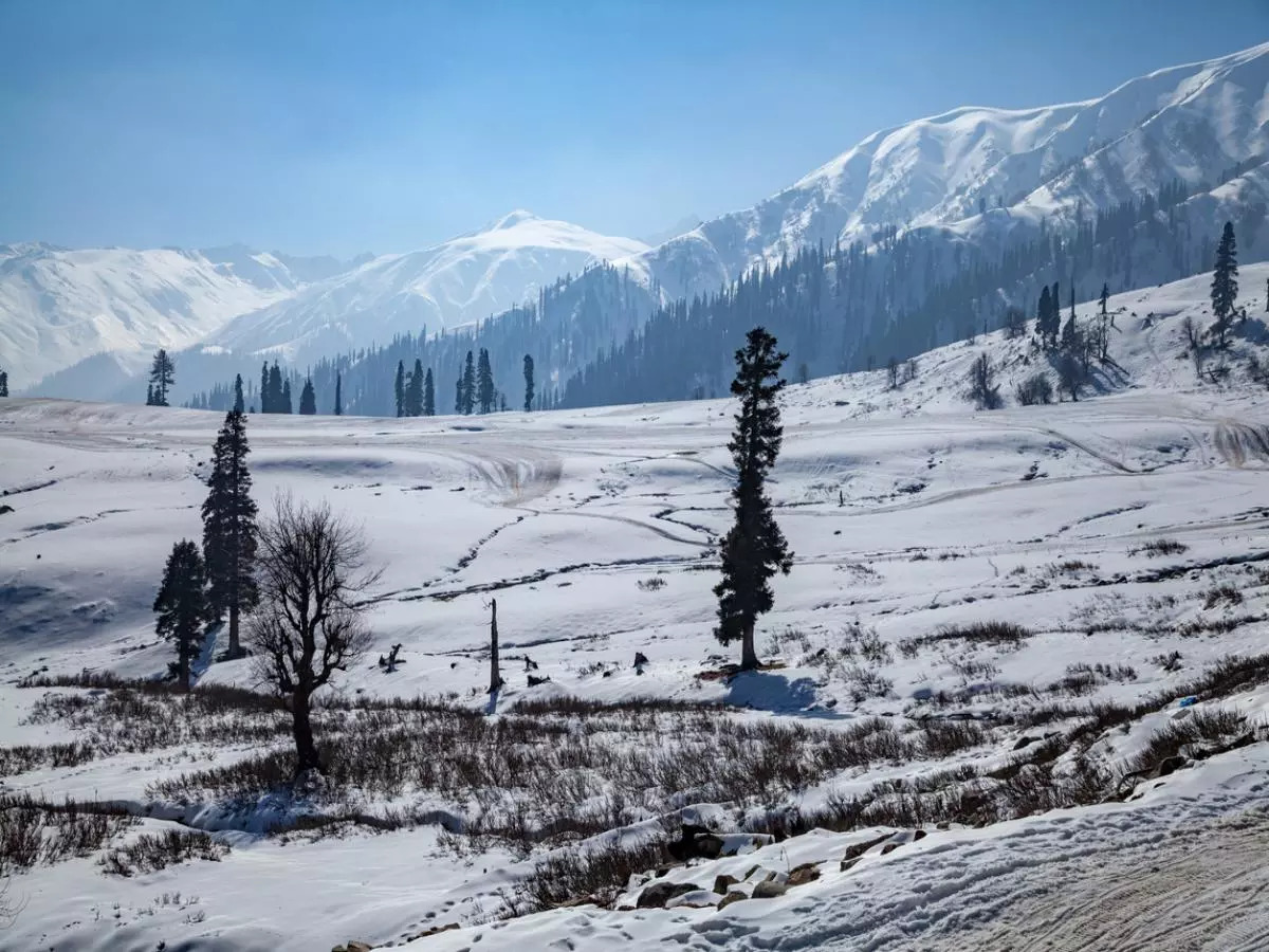 Snowy mountains behind valley photo – Free Jammu and kashmir Image on  Unsplash