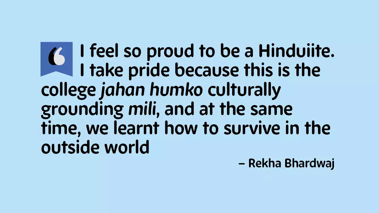 Rekha shared that she is proud to be a Hinduiite