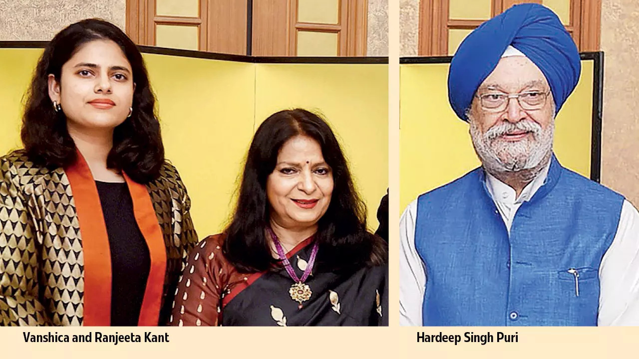 Vanshica and Ranjeeta Kant and Hardeep Singh Puri