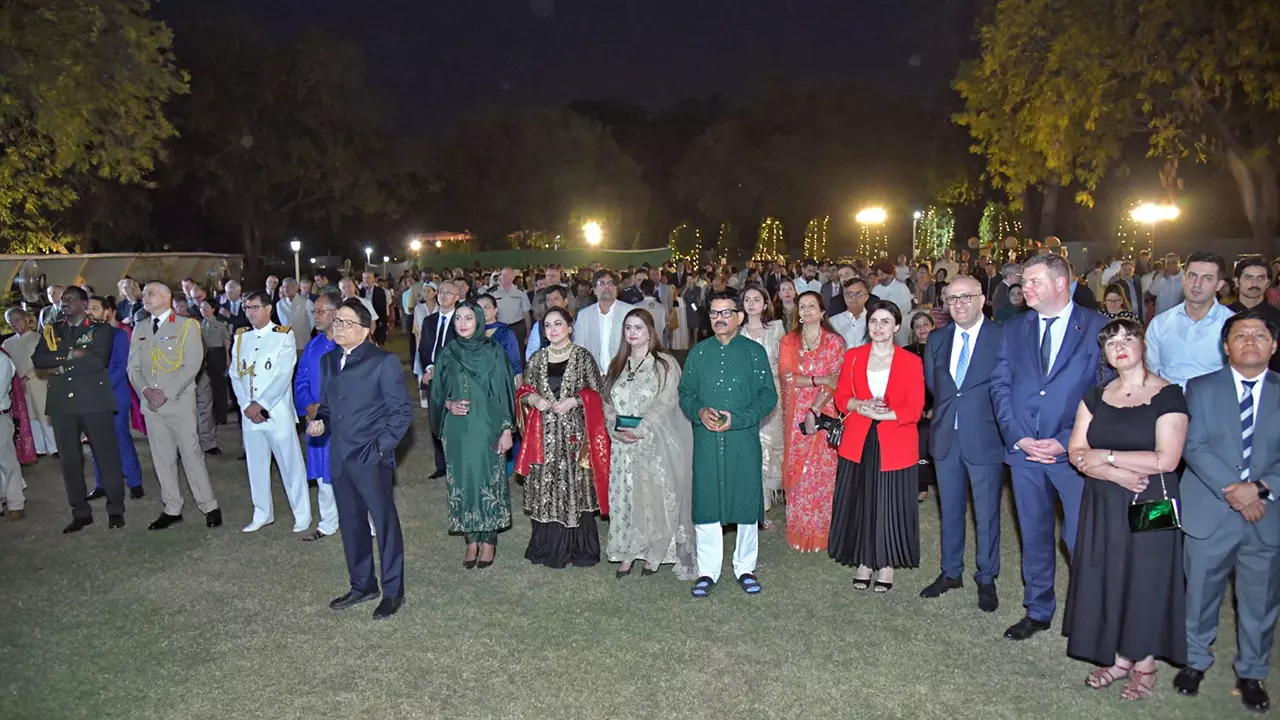 Guests at Pakistan National Day reception