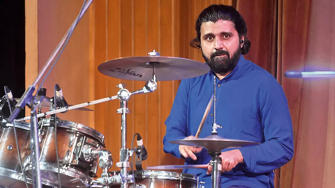 Drummer Chandradip Goswami