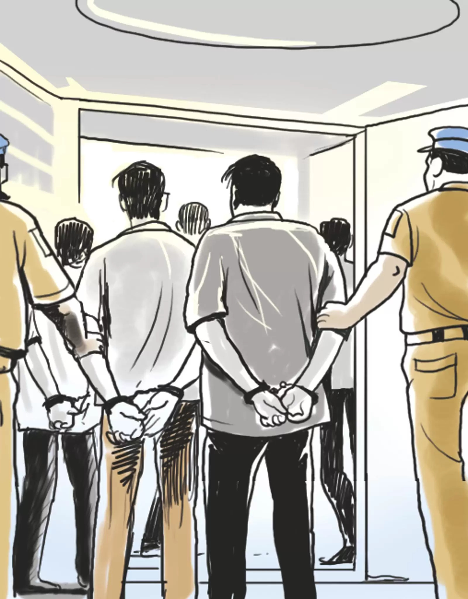 6 held for selling samosas stuffed with beef