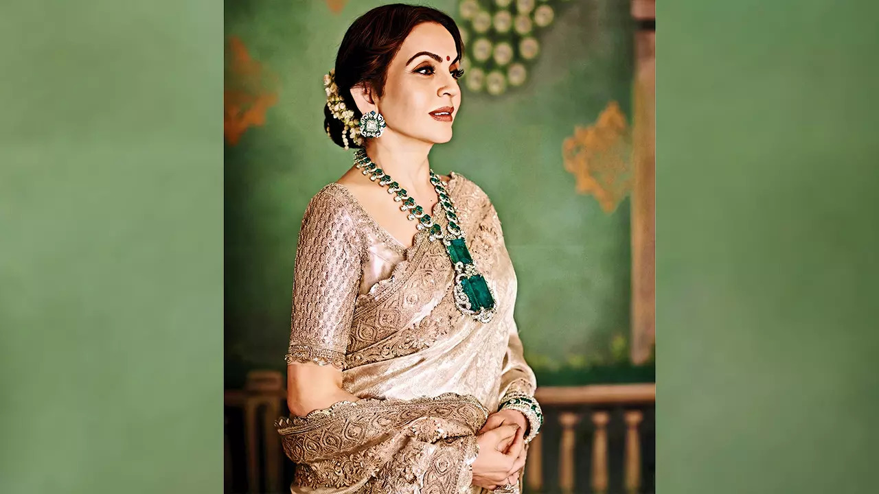 Nita Ambani’s gobsmacking emerald necklace has been the talk of the town ever since she wore it at her son’s pre-wedding event