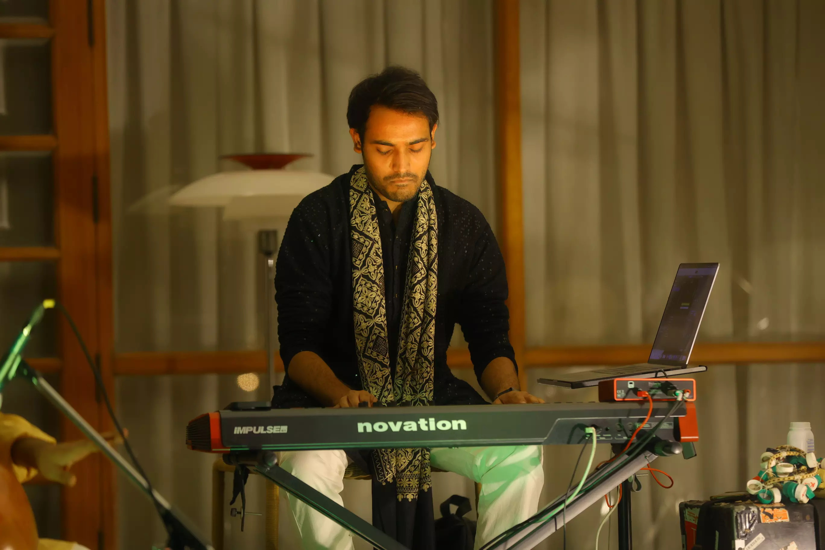 Yash Singh on the keyboard
