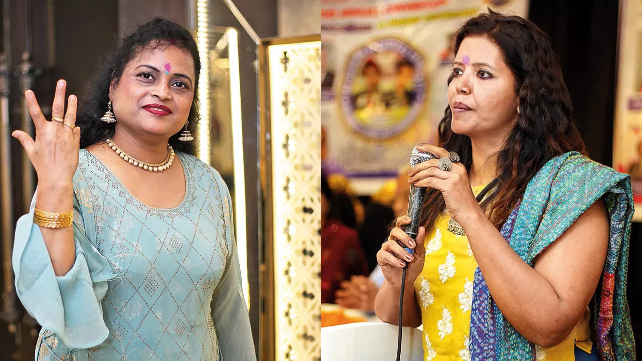 (L) Rupali Srivastav (R) Priyanka Dikshit
