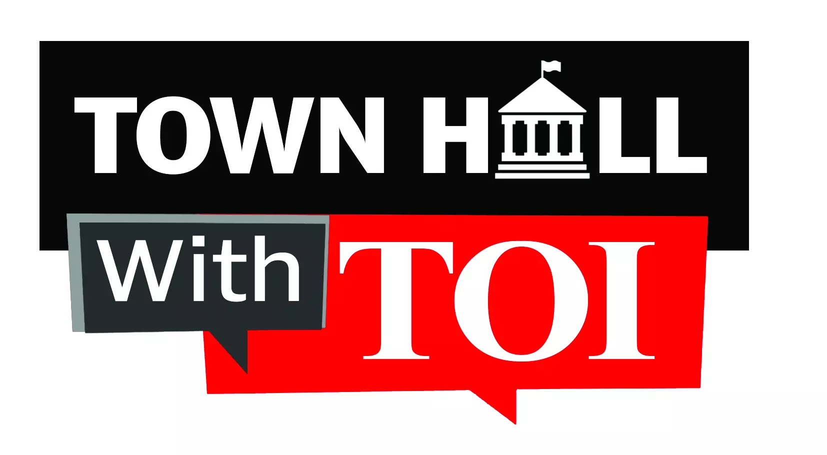 Town hall with TOI logo