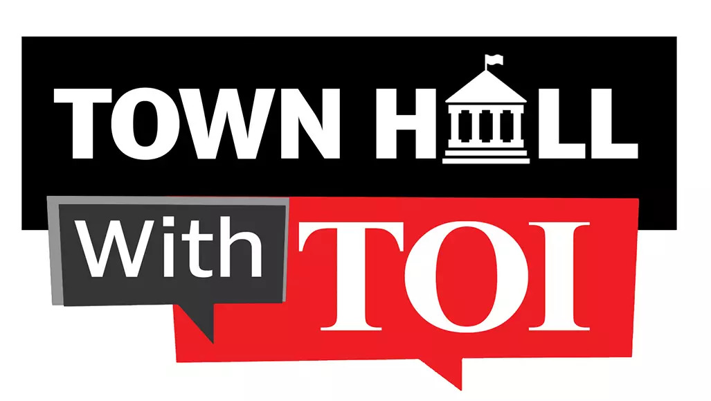 Town hall with TOI logo