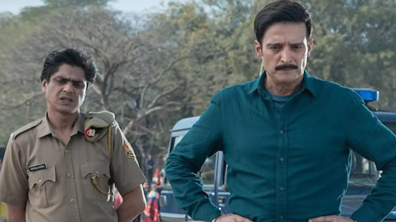 Alok Pandey with Jimmy Shergill in a still from a web series Phir Aayi Haseen Dilruba