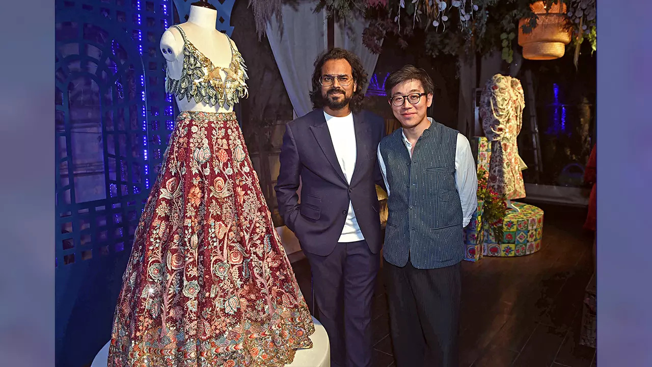 Designer Rahul Mishra unveiled his Spring Summer Wedding Capsule Collection