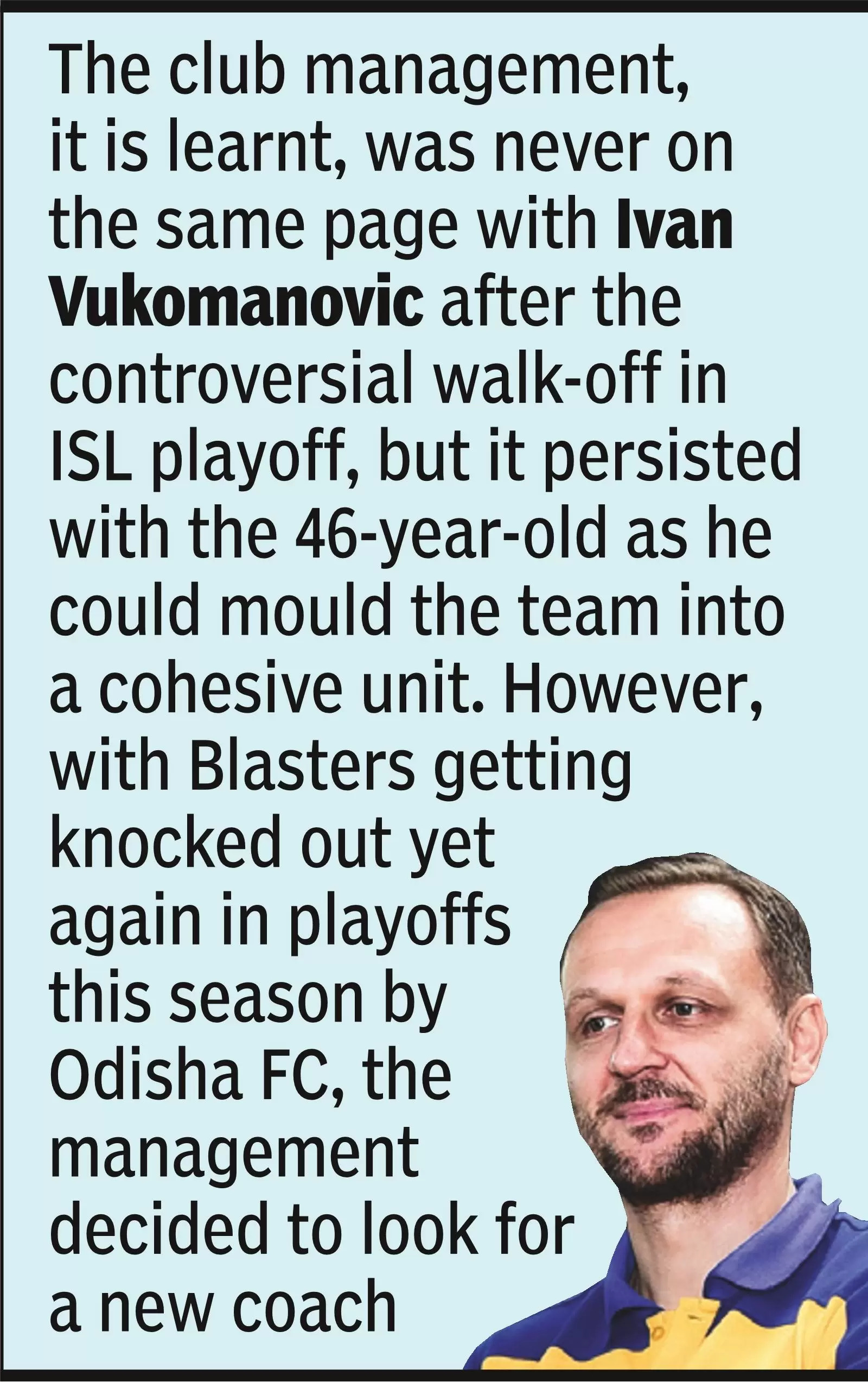 Vukomanovic quits: Inspirational Asan couldn’t end Blasters’ title drought