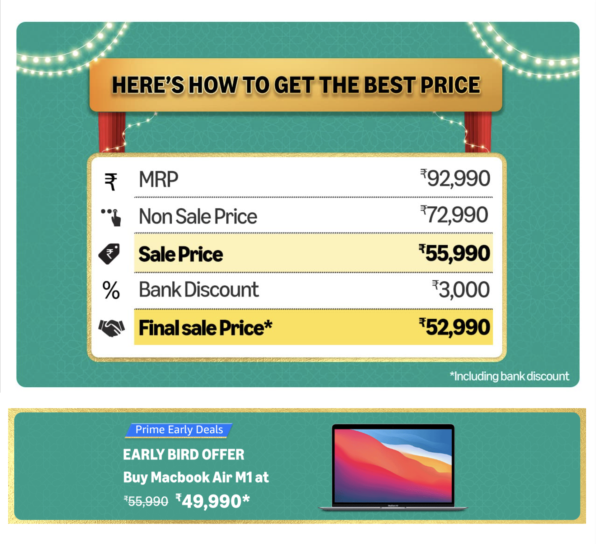 Apple MacBook Air M1 to be available on Amazon for Rs 49,990; know how to grab the deal