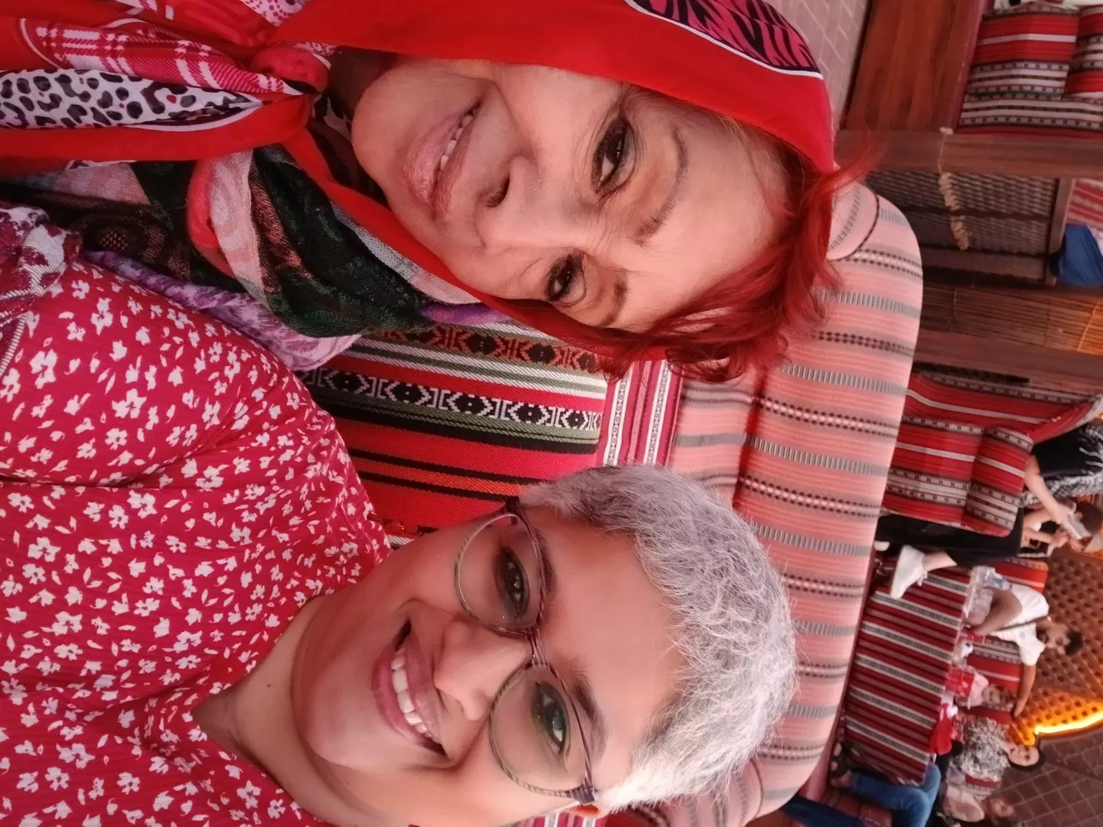 FULL OF LIFE: Neecia Majolly(R) and Molly Neecia