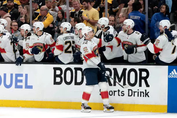 The Florida Panthers celebrate the win after game 7 of the Eastern Conference Playoffs (Credit: Getty Image) The Florida Panthers celebrate the win after game 7 of the Eastern Conference Playoffs (Credit: Getty Image)