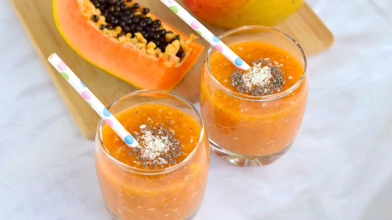 Papaya smoothie
