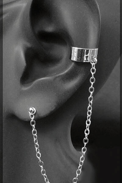 Get Your Earring Vocabulary Right Times Of India Bajoran Slave Earrings Ear Chains These Star Trek Traditionally Worn By People As A Symbol Of Their Faith Is For The Modern Bohemian