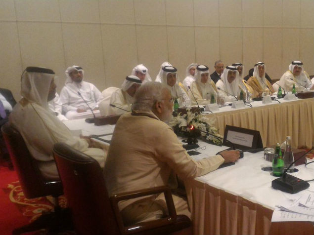 Modi Doha Business leaders meeting
