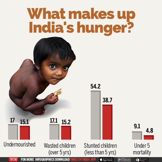 Image result for india hunger index