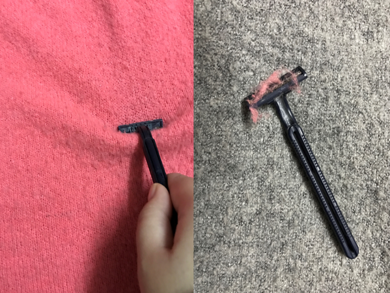 Remove pilling from clothes using a razor! Times of India