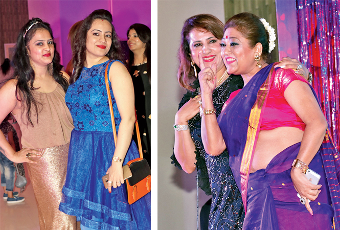 Shalini Gupta and Divya Talreja (R) Pooja Madhok and Reena Peshwani (BCCL/ Unmesh Pandey) Shalini Gupta and Divya Talreja (R) Pooja Madhok and Reena Peshwani (BCCL/ Unmesh Pandey)