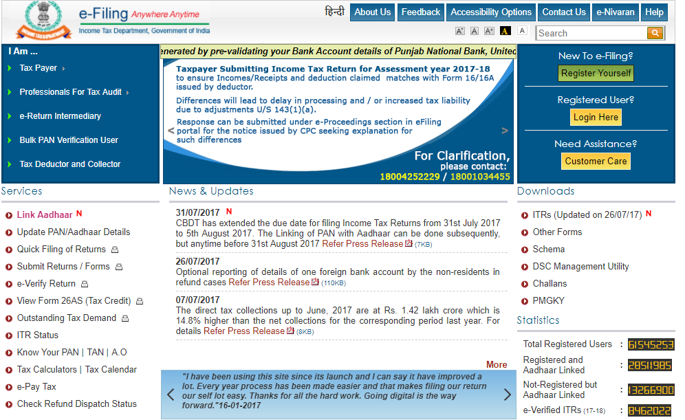 Income Tax eFiling: E-file your ITR in 10 easy steps ...