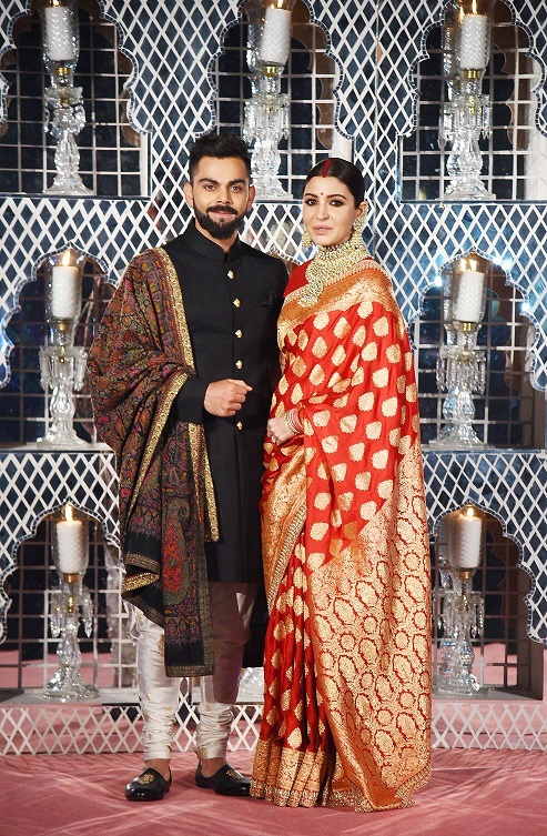 Virat Kohli: Photos: Virat Kohli-Anushka Sharma Delhi Reception