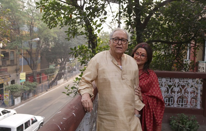 Soumitra Chatterjee, Aparna Sen (4)