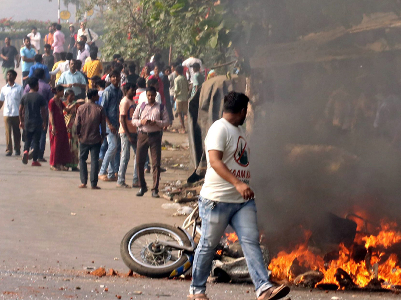 dalit-protest-Vikroli in Mumbai-pti-photo