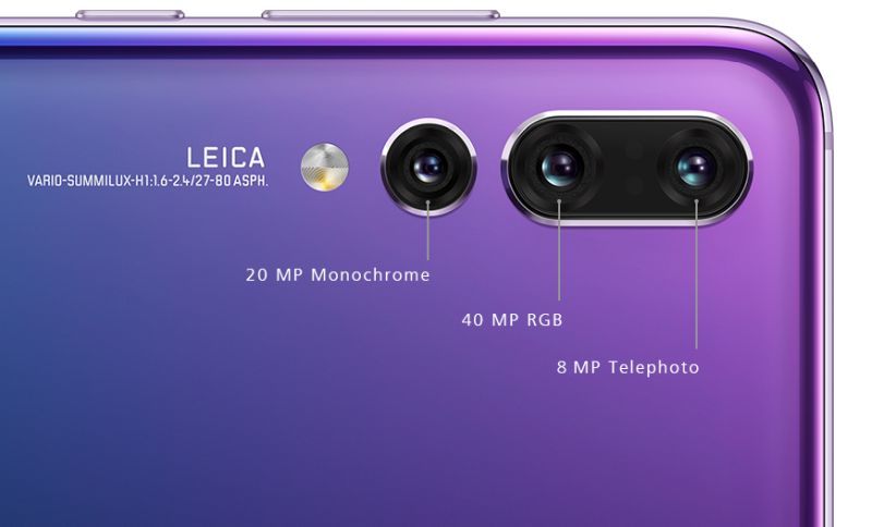 Huawei Huawei P20 P20 Pro With Three Cameras At The Back