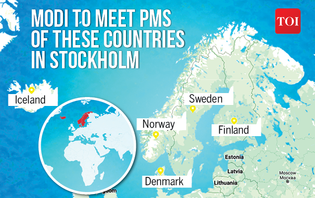 Nordic countries PM is visiting-Infographic-TOI