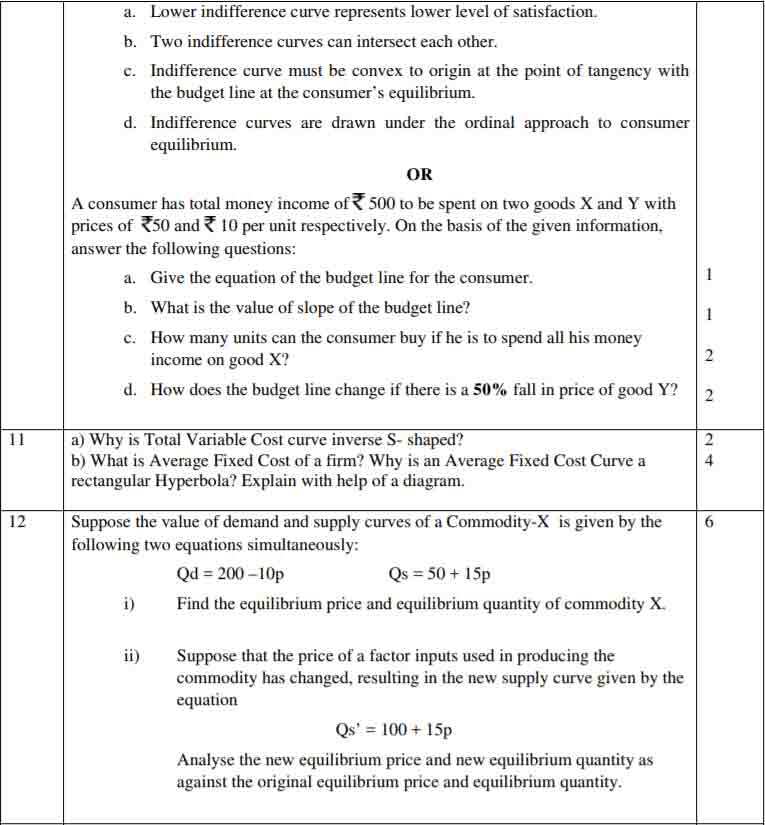 Cbse Class 12 Economics Re Exam 2018 Tomorrow Important - 