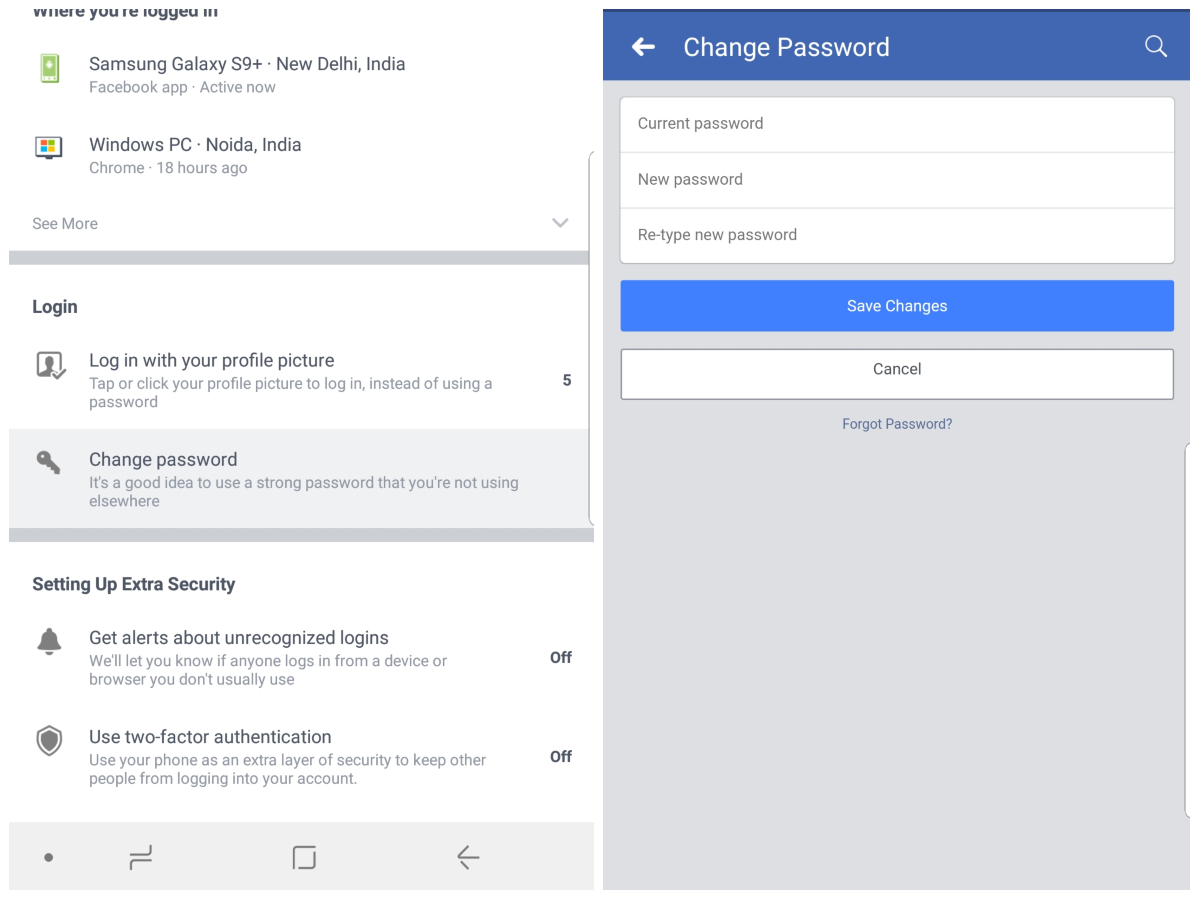 How To Change Your Facebook Password Gadgets Now