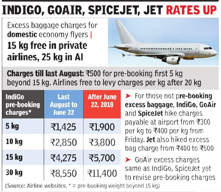 indigo domestic baggage