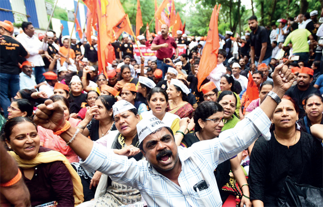 sakal maratha samaj: City peaceful, violence during bandh elsewhere