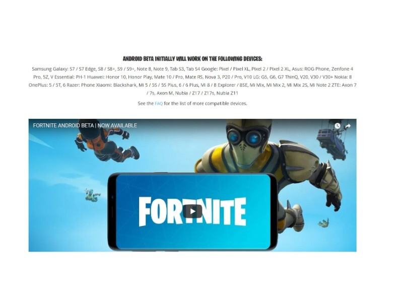 Epic Games How To Install Fortnite On Android Smartphones Gaming - thing you need to do is to check the compatibility of your smartphone by going to https www epicgames com fortni!   te en us mobile android sign up