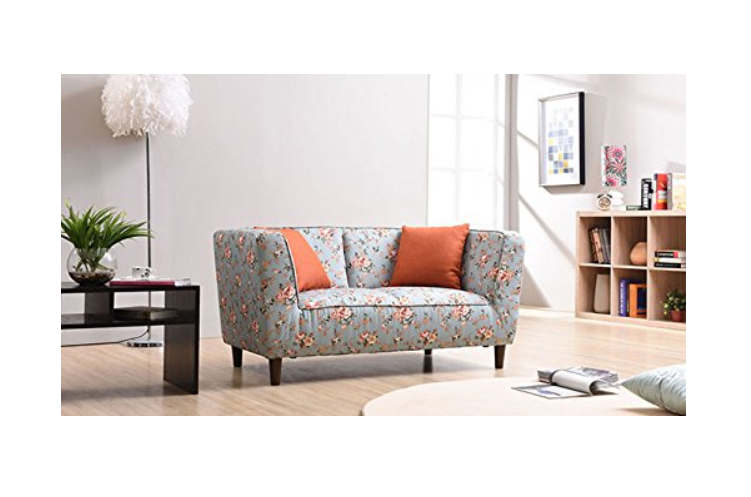 Two-seater vintage style sofa