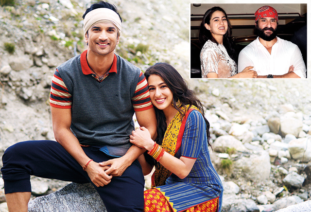 Sushant Singh Rajput and Sara Ali Khan in Kedarnath