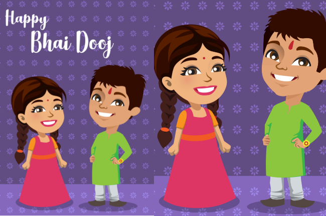 Happy Bhai Dooj 2018 Greetings, Photo, Wallpaper