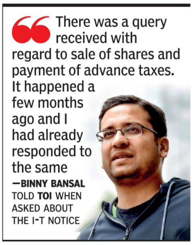 Binny Bansal quote