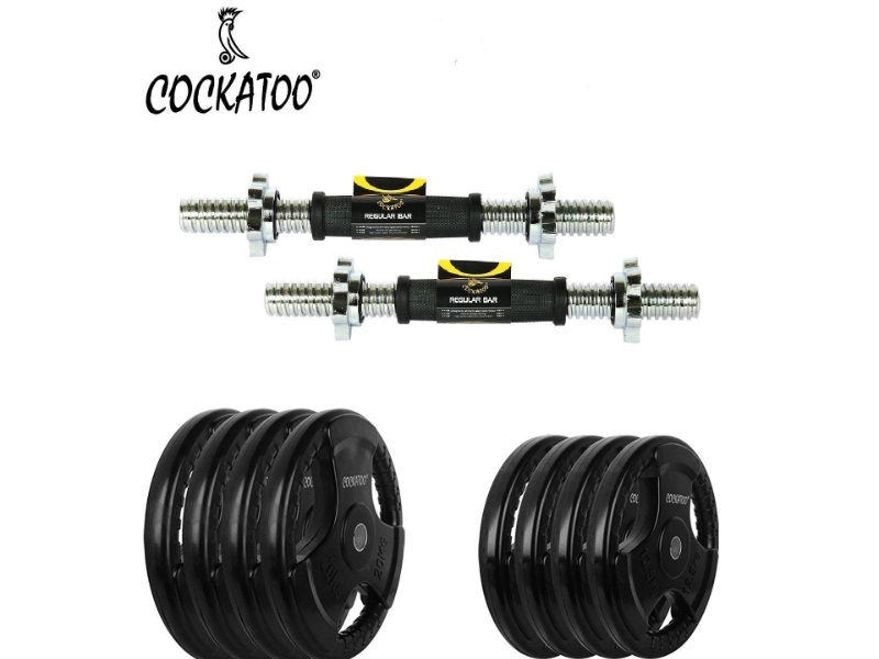 Cockatoo (10 Kg-20 Kg) Dumbbells Set- For professionals