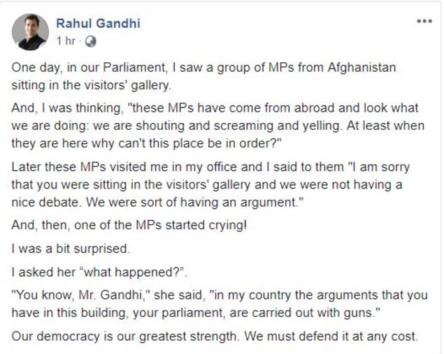 Rahul gandhi FB post (1)