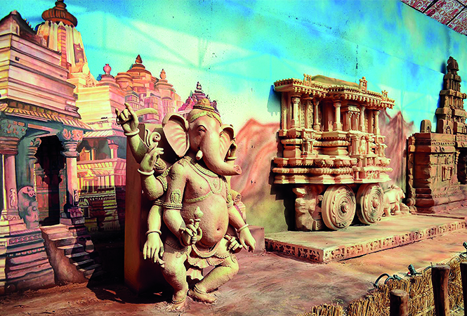 Temples of India are beautifully painted (BCCL/ Pankaj Singh) Temples of India are beautifully painted (BCCL/ Pankaj Singh)