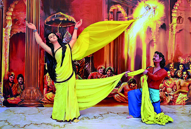 Draupadi cheerharan from the Mahabharata brought to life (BCCL/ Pankaj Singh) Draupadi cheerharan from the Mahabharata brought to life (BCCL/ Pankaj Singh)