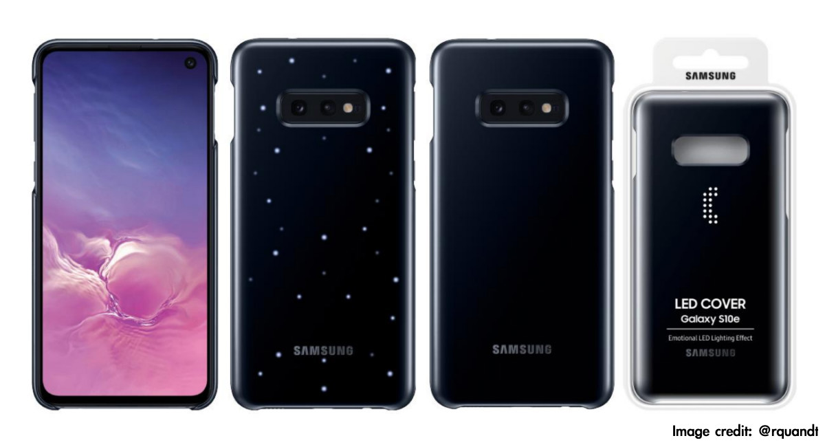 Samsung Galaxy S10 Led Cover Samsung S Leaked Galaxy S10e