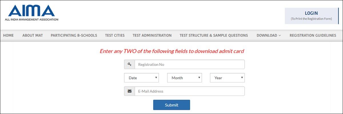 Mat 2019 Admit Card Released Mat Aima In Download Here Times