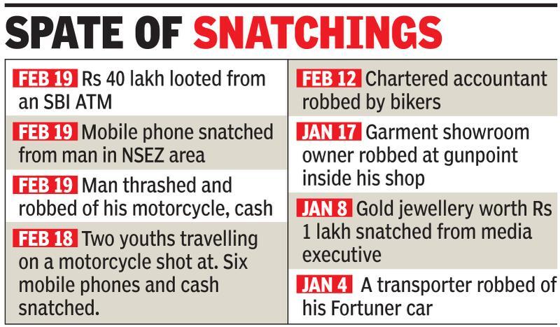 Loot, snatching spree in Phase 2 leaves commuters worried, police clueless
