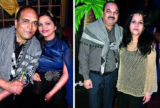 (L) Ajai and Ritu (R) Ajit and Manisha (BCCL/ IB Singh) (L) Ajai and Ritu (R) Ajit and Manisha (BCCL/ IB Singh)